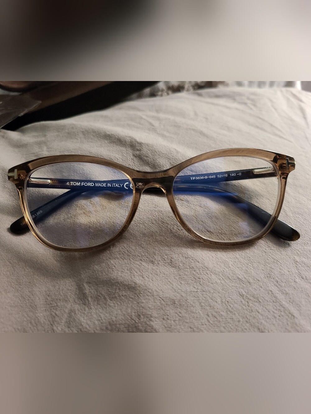 Tom Ford Brown Eyeglass Frames